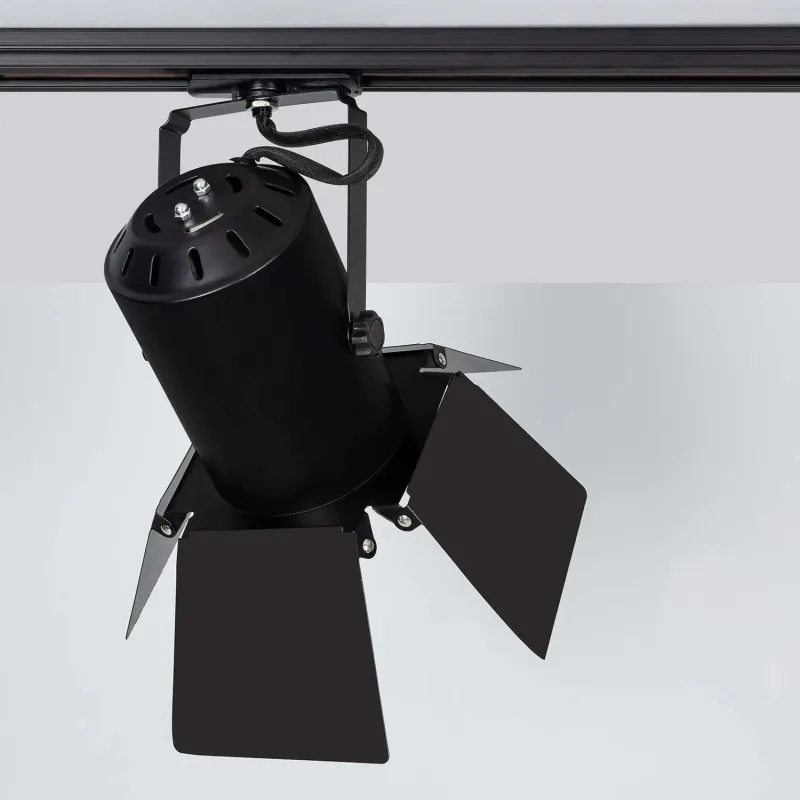 plafonnier-rail-1m-saillie-3-spots-orientable-noir-a-clapet