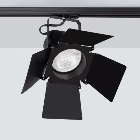 plafonnier-rail-1m-saillie-3-spots-orientable-noir-a-clapet