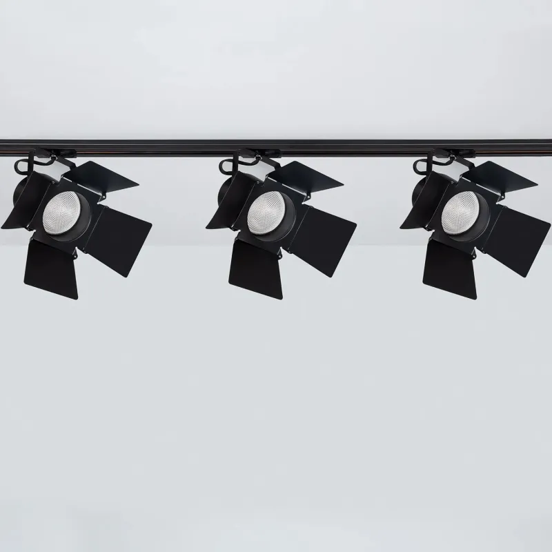 plafonnier-rail-1m-saillie-3-spots-orientable-noir-a-clapet