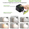 applique-murale-rechargeable-sans-fil-variable-cct-blanc-ou-noir