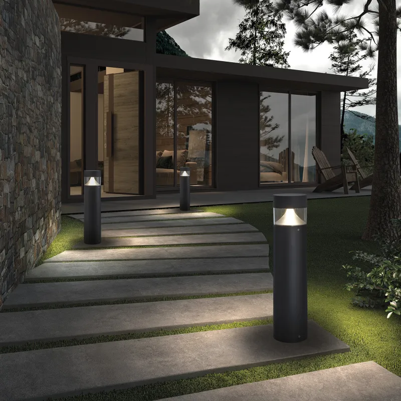 Borne BINDELLA IP54 LED 8W 800lm 3K Ant. - Pas cher