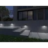 Applique balise DULI LED 4W-NW-L-gris