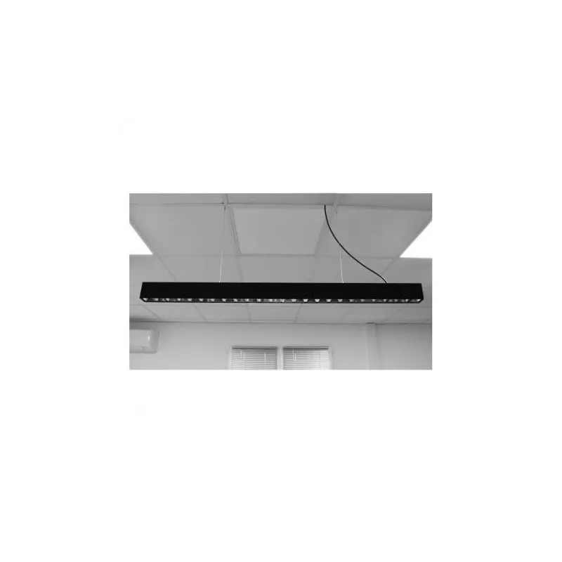 LINEAIRE LED 50W 1500MM 4000K NOIR UGR19 5ANS
