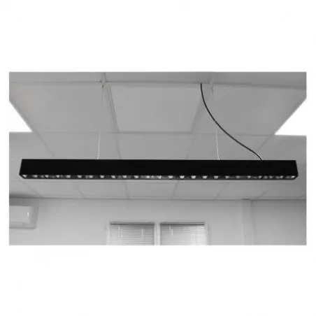 LINEAIRE LED 50W 1500MM 4000K NOIR UGR19 5ANS