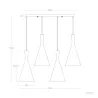 suspension-metal-4-tetes-culot-e27-4-couleurs