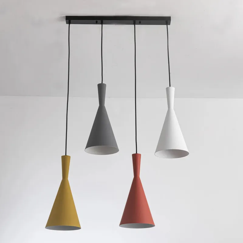 suspension-metal-4-tetes-culot-e27-4-couleurs