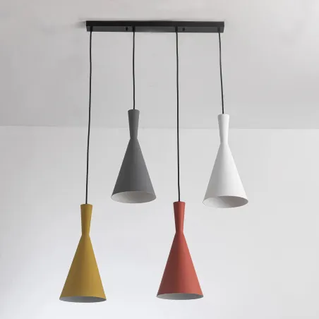 suspension-metal-4-tetes-culot-e27-4-couleurs