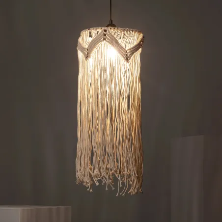 Suspension luminaire suspendu cage noire culot e27