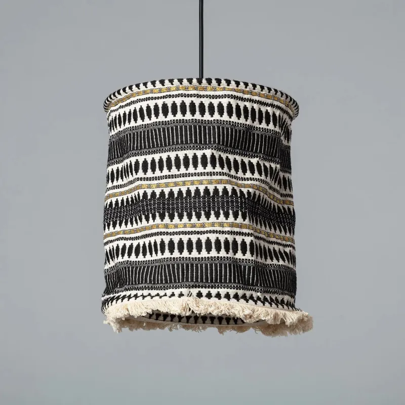 Suspension luminaire suspendu cage noire culot e27