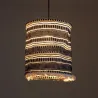 Suspension luminaire suspendu cage noire culot e27