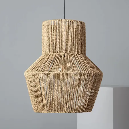 suspension-luminaire-fibres-50cm-suspendu-culot-e27