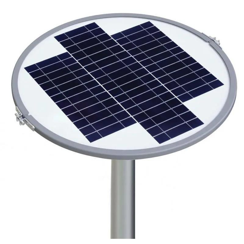Lampadaire candélabre solaire 18.5w led 2000 lumens tête solaire 3 modes télécommande