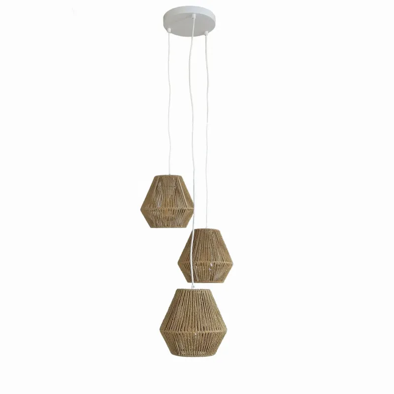 suspension-luminaire-suspendu-3-tetes-tresse-culot-e27