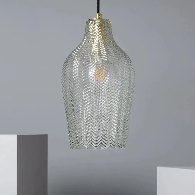 suspension-verre-et-metal-dore-culot-e27