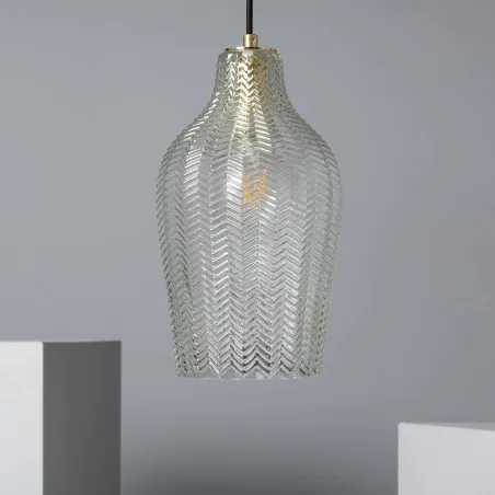 suspension-verre-et-metal-dore-culot-e27