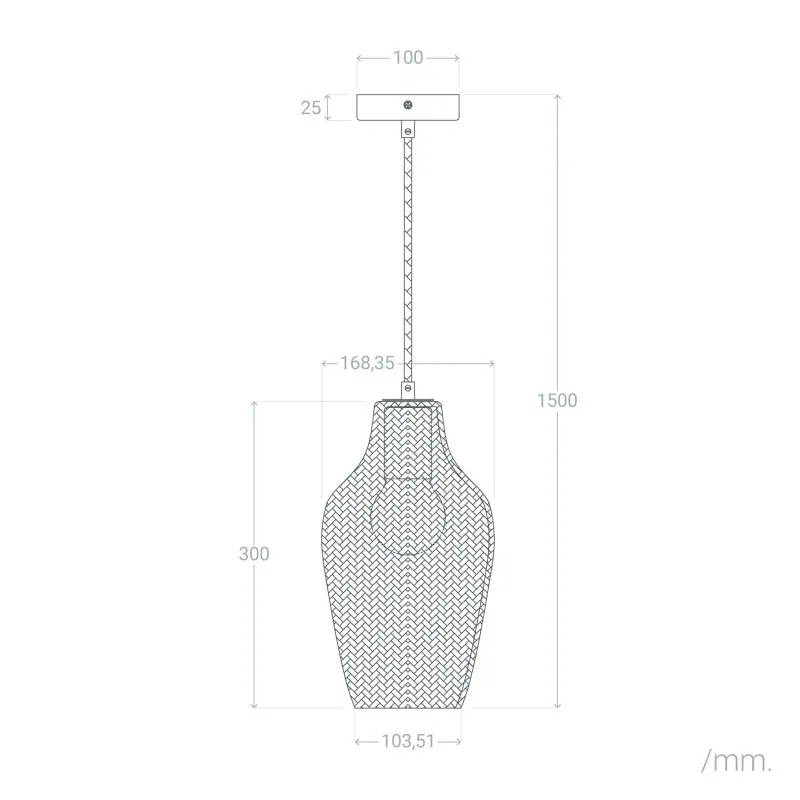suspension-verre-et-metal-dore-culot-e27