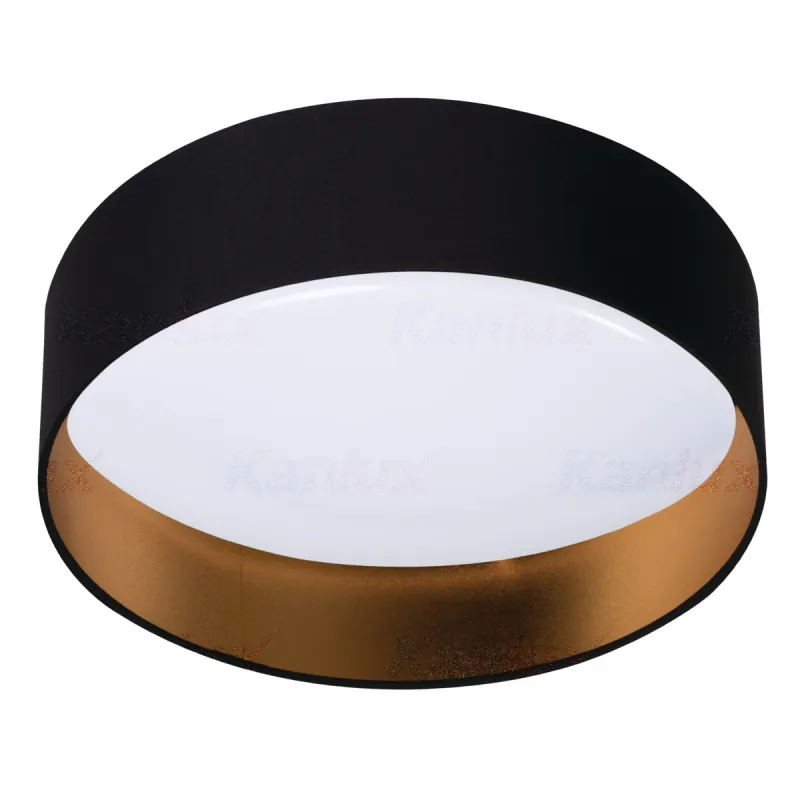 plafonnier-40cm-gris-et-dore-led-175w-abat-jour-tissu