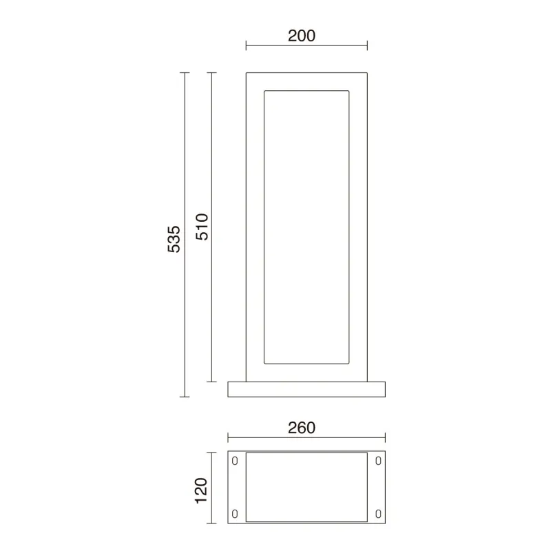 borne-potelet-beton-stone-ip65-6w-3000k-400-lumens