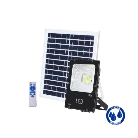 projecteur-led-100w-avec-panneau-solaire-mode-crepusculaire-temporise-telecommande