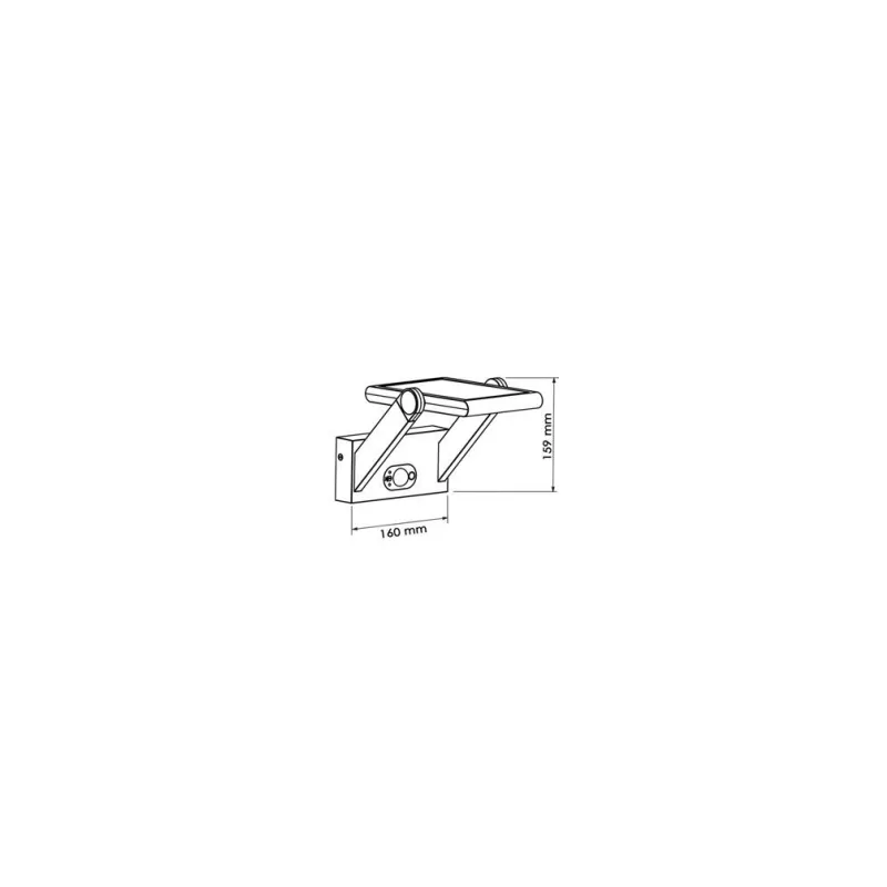 applique-solaire-noire-orientable-170-lumens-detecteur-de-mouvement