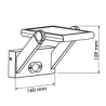 applique-solaire-noire-orientable-170-lumens-detecteur-de-mouvement
