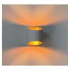 APPLIQUE MURAL LED 230 V 1 X G9 IP20 BLANC/DORE