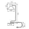 LAMPE A POSER NEDIA E14 blanche