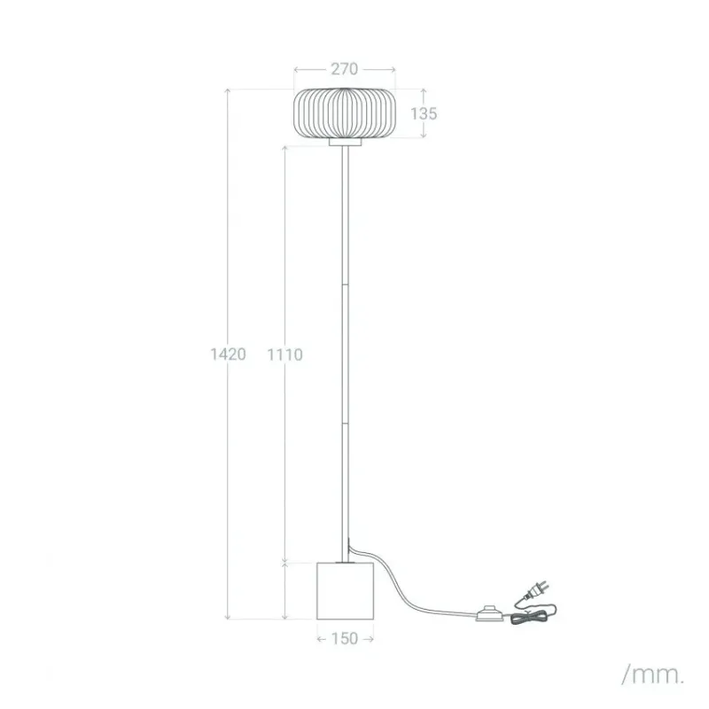 lampadaire-a-poser-de-table-tresse-culot-1xe27-