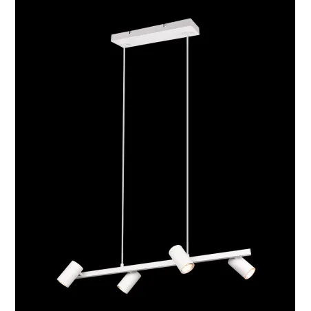 Suspension MARLEY excl. 4x GU10 · max. 35W Métal Blanc mat