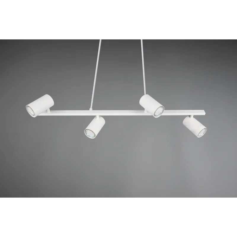 Suspension MARLEY excl. 4x GU10 · max. 35W Métal Blanc mat