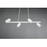 Suspension MARLEY excl. 4x GU10 · max. 35W Métal Blanc mat