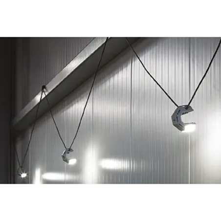 Guirlande CLAMPLIGHT gris Projecteur portable à Led