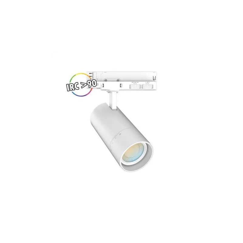 spot-led-sur-rail-avec-adaptateur-3-allumages-blanc-253035w-cct-angle-ajustable