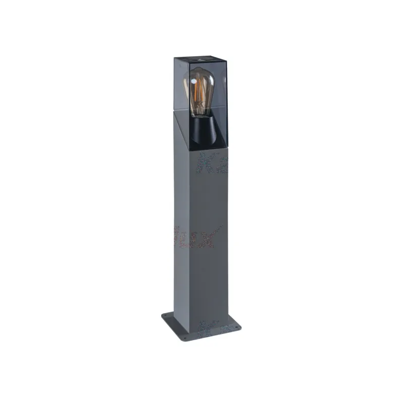 borne-potelet-de-jardin-50cm-exterieure-gris-anthracite-laven-culot-e27