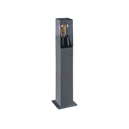 borne-potelet-de-jardin-50cm-exterieure-gris-anthracite-laven-culot-e27