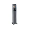 borne-potelet-de-jardin-80cm-exterieure-gris-anthracite-laven-culot-e27