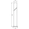 borne-potelet-de-jardin-80cm-exterieure-gris-anthracite-laven-culot-e27