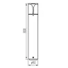borne-potelet-de-jardin-80cm-exterieure-gris-anthracite-culot-e27-preso