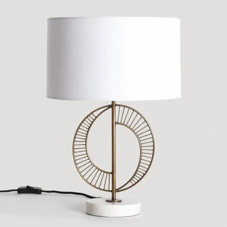 lampe-a-poser-metal-et-marbre-abat-jour-blanc-culot-e27