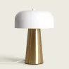 lampe-a-poser-metal-et-blanc-culot-e14