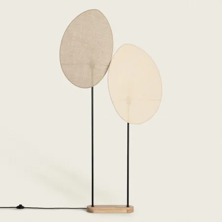 lampe-a-poser-metal-et-textile-culot-e27