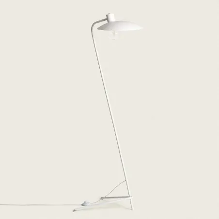 lampadaire-sur-pied-metal-blanc-culot-e27-