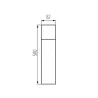 Borne potelet VADRA 50 Luminaire de jardin