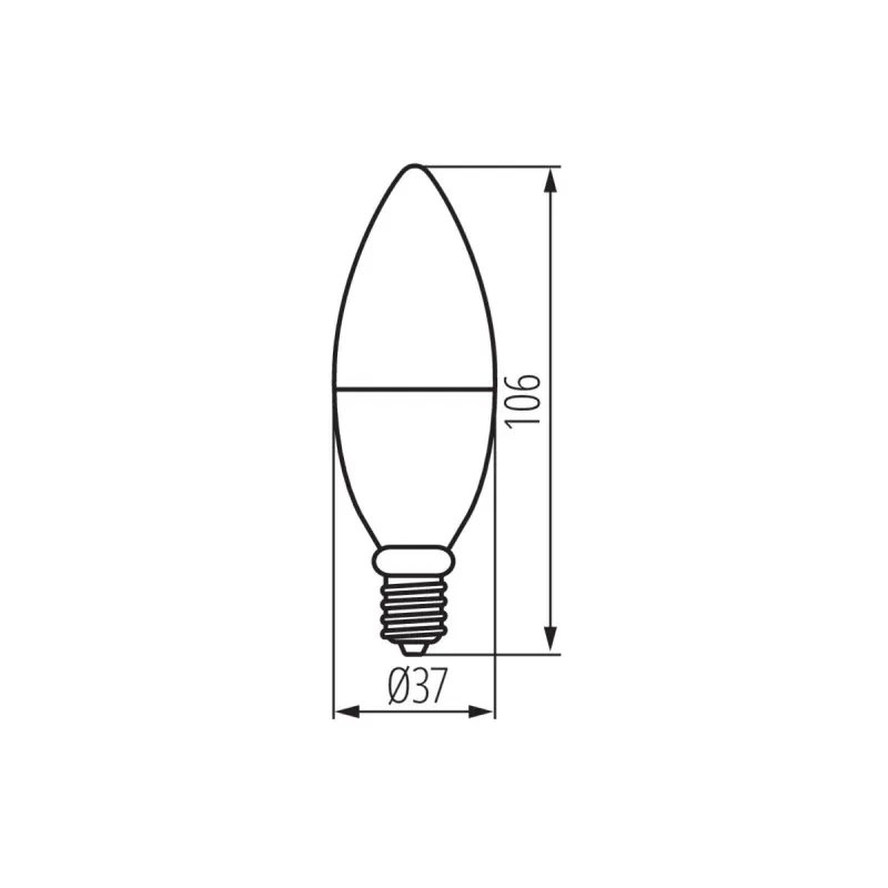 Ampoule led e14-4.9w RGB+cct smartphone wifi smart control
