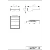 TRIO Applique extérieur antracite FOMOSA - Pas cher