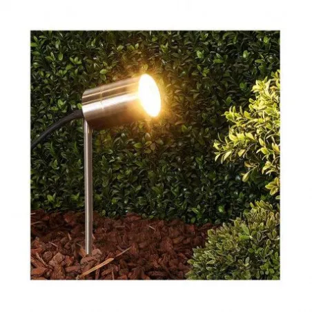 PROJECTEUR PIQUET LED 230 V 1 X GU10  IP54 INOX 316L