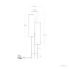 lampadaire-sur-pied-metal-3-tetes-blanche-culot-e27