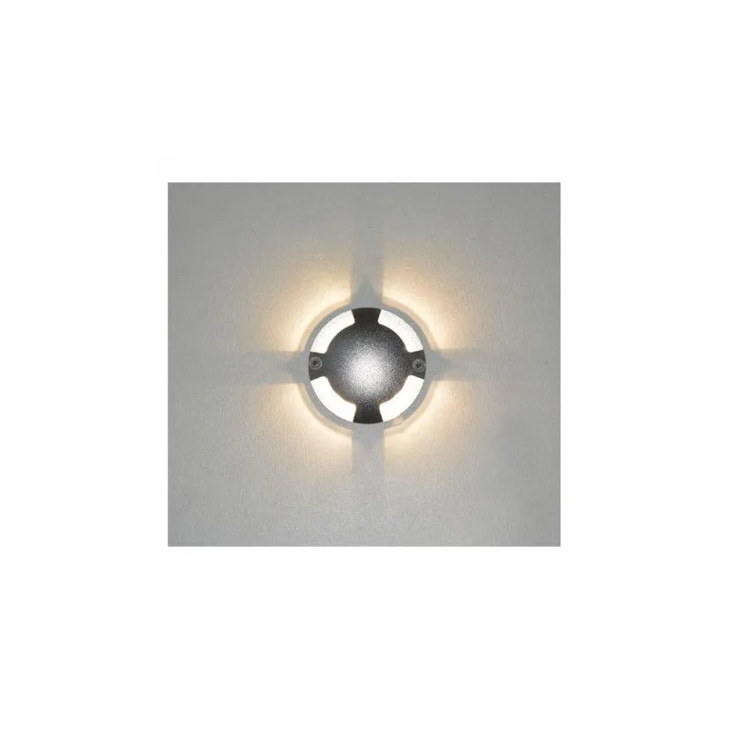 SPOT LED BALISE 1W 12v 4000K ROND IP67 4 voies