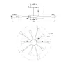 plafonnier-luminaire-metal-metal-10-tetes-culot-e27