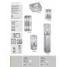 TRIO Applique extérieur zinkfarbig et transparent claire GARONNE - ...